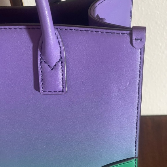 MCM Munchen Mini Bag Ombré in Purple and Green - Picture 7 of 7